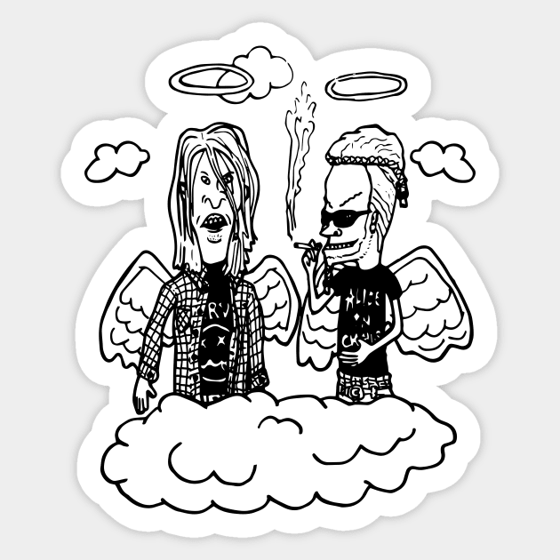 Rock Star in Heaven Sticker by IAKUKI